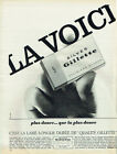 publicité Advertising 0321 1964  Silver Gillette  lames de rasoir stainless blad
