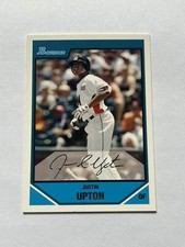 Justin Upton 2007 Bowman Draft Picks & Prospects #BDPP110 RC Card