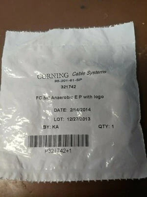 Corning 95-201-61-SP (Lot Of 38) Anaerobic Connector, FC, Single-mode (OS2) - Image 1 of 2