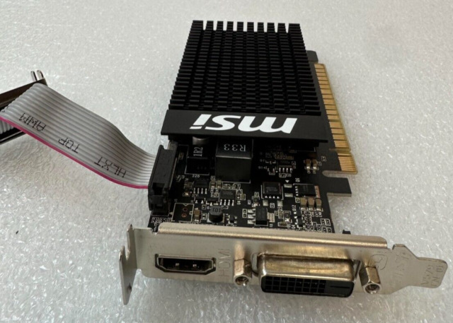 MSI GT 710 1GD3H LP VIDEO CARD