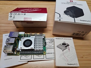 Raspberry Pi 5 4GB With Active Cooler And Official 27W PSU | Boxed - Picture 1 of 5