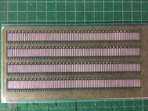 S Scale Laser Cut Intertrack PRR Zaun 11/16" hoch 27-1/2" lang (4 Stück) (ZAUN 3) - Bild 1 von 3