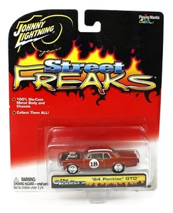 Johnny Lightning *STREET FREAKS* Orange 1964 Pontiac GTO SPOILERS *NIP* - Picture 1 of 1