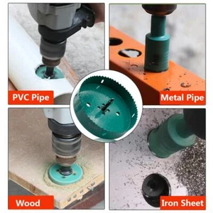 High Speed Steel SMOOTH HSS Bi-Metal Hole Cutter 6-1/8"/155mm Hole Saw W/ Arbor - Picture 1 of 7