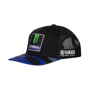 Gorra de equipo Yamaha Factory Racing VR46 Monster Energy para hombre sombrero de camionero a presión - Imagen 1 de 5