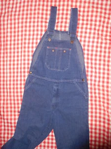 Vintage Denim Blue Jeans Carpenter Farmer Latzhose Unisex Outdoor Workwear S - Bild 1 von 6