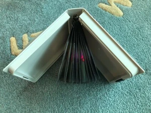 2 STCK. 20 Disc MediaSafe 2-Ringe Vinyl Mappe Album, grau, Hörbuch, FDX 2 Tage - Bild 1 von 1