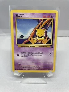 Juego de Cartas Coleccionables Pokémon Abra Base Set 2 65/130 Regular Ilimitado Común - Imagen 1 de 2