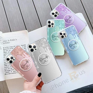 Personalisierte GEL Handyhülle Abdeckung und Finger Halter Ständer für Apple Samsung 144 - Bild 1 von 19
