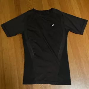 CW-X Men’s Ventilator Web Top Small Black Running Compression ShortSleeve Sample - Picture 1 of 21