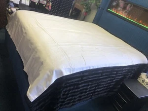 Hospital Blanket Bath Patient White 88/12 Blend 66x84 Standard Textiles - Picture 1 of 5