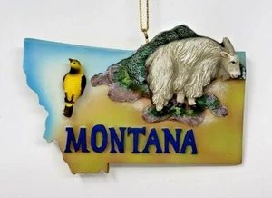 STATE OF MONTANA CHRISTMAS ORNAMENT "BIG SKY COUNTRY" 4" - Picture 1 of 3