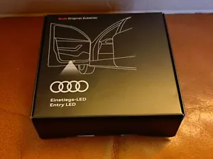 "Vorsprung" Logo Genuine Audi Entry LED Door Light 4G0.052.133M Read Description - Picture 1 of 5