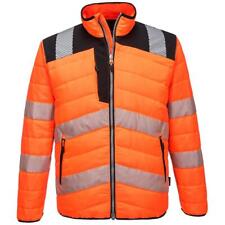 PW3 Segmented Hi-Vis Padded Baffle Jacket Quilted Portwest RIS 3279-PW371