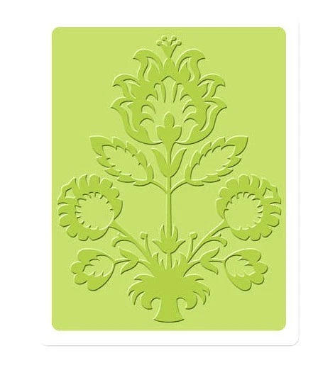 Sizzix Embossing Folder ---  Cool Floral - Image 1 of 1