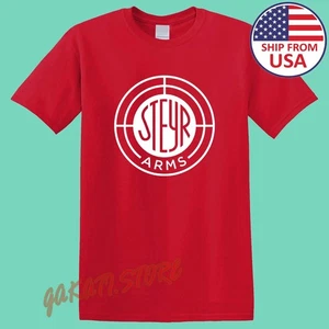 Steyr Arms Guns Firearms Men's Red Size S-5XL - Picture 1 of 1