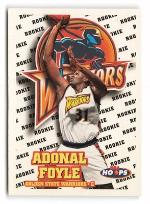 1997-98 Hoops #176 Adonal Foyle Rookie Golden State Warriors RC - Image 1 of 2