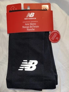 New Balance Sport Performance Arm Sleeve, Black, Size S/M, Pair - Picture 1 of 6