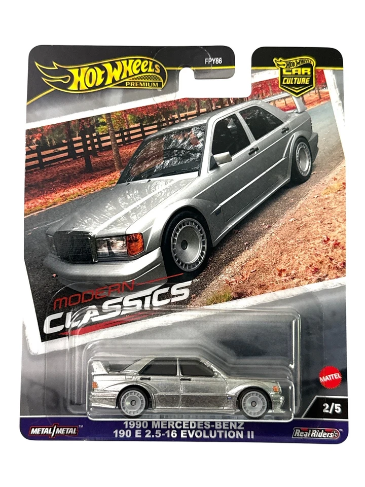 Hot Wheels Modern Classics 1990 Mercedes-Benz 190 E 2.5 16 Evolution II - Image 1 of 4