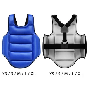 Taekwondo Protector Vest Karate Guard Chest Protector Body for Sparring Training - Picture 1 of 70
