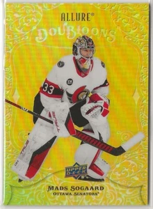 2022-23 Upper Deck Allure Doubloons Rookie #DB58 Mads Sogaard Ottawa Senators - Bild 1 von 2