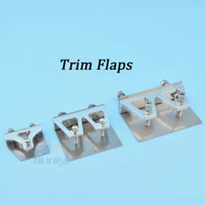 Un par de aletas de borde de barco de radiocontrol 38*30 mm/57*48 mm/76*50 mm para barco modelo eléctrico de radiocontrol - Imagen 1 de 9