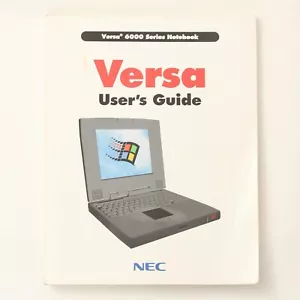 Vintage NEC Versa 6000 Series Notebook User Guide Manual - Foto 1 di 2