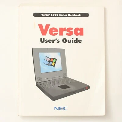 Vintage NEC Versa 6000 Series Notebook User Guide Manual - Image 1 of 2