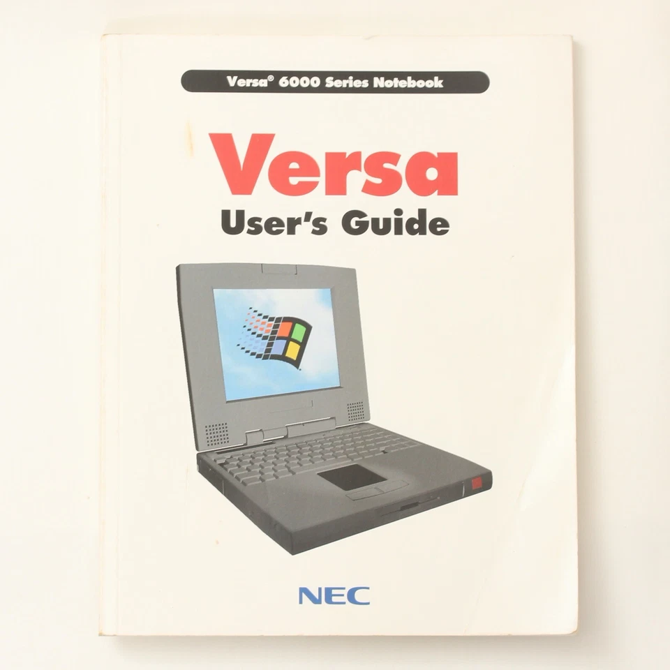 Vintage NEC Versa 6000 Series Notebook User Guide Manual - Image 1 of 2