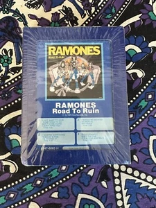 VTG SEALED Ramones Road to Ruin Punk Rock 8-Track Tape Wire Television Clash - Picture 1 of 6