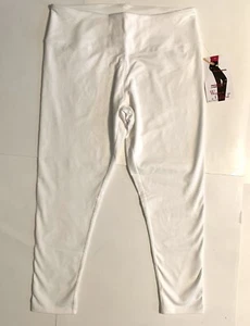 Women with Control Renee Greenstein White Pants 1X Slimming Shaping Cotton NWT - Picture 1 of 9