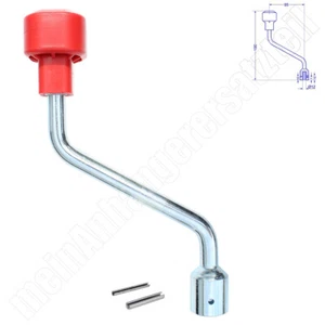 AL-KO Kurbel / Stützradkurbel 693755 z.B. für ALKO Stützrad 1222437 - Bild 1 von 6