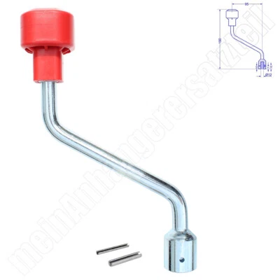 AL-KO Kurbel / Stützradkurbel 693755 z.B. für ALKO Stützrad 1222437 - Bild 1 von 4