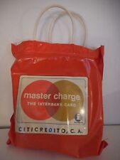 Vintage Master Charge Plastic/Vinyl Bag 
