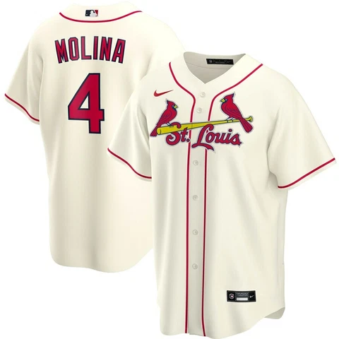 St Louis Cardinals Yadier Molina #4 Nike *ALL COLORS* Official MLB Player Jersey Cover