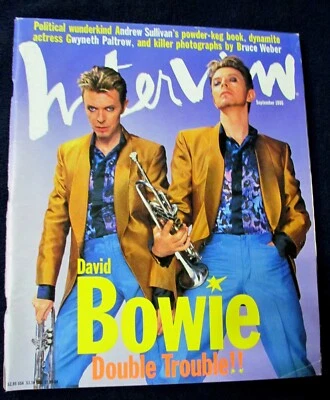 INTERVIEW Magazine DAVID BOWIE Gwyneth Paltrow Bruce Webber Sept 1995 Near MINT! - Image 1 of 2