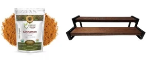 Canela en polvo Organic Way True Ceylon - Orgánica, Kosher USDA Spice Rack C5 - Imagen 1 de 14