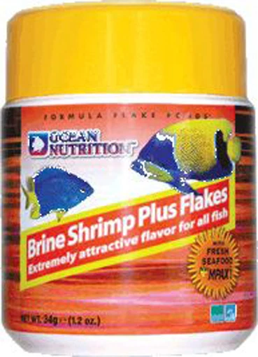 Ocean Nutrion Brine Shrimp Plus Flakes 71g Fischfutter Flockenfutter