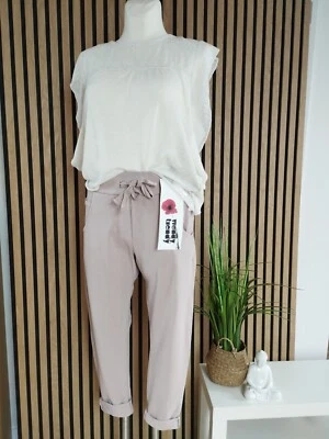 ❤️ Pantaloni Jogger Wendy Trendy Made in Italy 66055 Rosa Top Trend ❤️ - Immagine 1 di 4