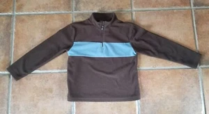 Child "Duck Head Jeans Co" Brown/Blue Stripe Fleece L/S Top Size M (10-12) - Picture 1 of 3