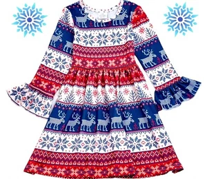 Girls Fall Winter Christmas New Years Dress 1-2Y TRAVELERS COLLECTION - Picture 1 of 7