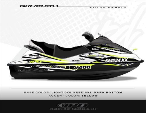 IPD RA Design Graphic Kit for SeaDoo Gen-1 GTI