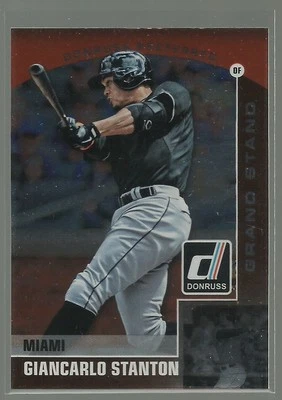 2015 Donruss Giancarlo Stanton Preferred Bronze Insert Card #25 Yankees Baseball - Image 1 of 2