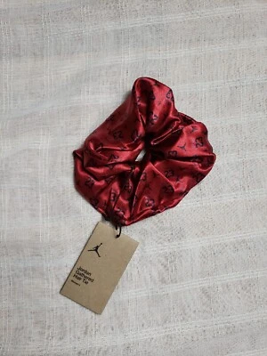 Nike Jordan Gathered Ponytail Hair Tie Scrunchy Red  - Image 1 of 4