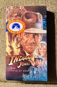 INDIANA JONES AND THE TEMPLE OF DOOM VHS Movie 1989, Paramount NEW/SEALED - Picture 1 of 7