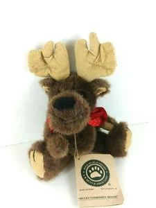  RARE Collectible Boyds Bears Christmas Plush "Myles Vonhinden Moose" #55470-05 - Picture 1 of 11