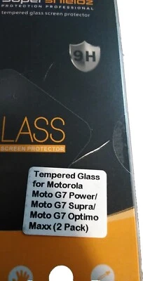 [Paquete de 2] Protector de pantalla de vidrio templado Supershieldz para Motorola  Foto 1 de 4