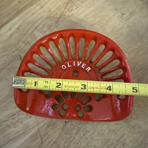 Oliver Tractor Seat Paperweight Farm Farmer Ranch Combine Collector 1/2+ LB GIFT - Picture 1 of 24