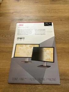 3M Black Privacy Filter for 24-inch Monitors pf240w1b12.8 in/po 32,4 cm 20.4in - Picture 1 of 2