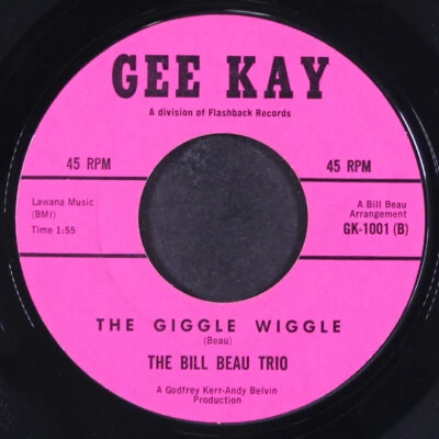 BILL BEAU: blueport blues / the giggle wiggle GEE KAY 7" Single 45 RPM - Image 1 of 2